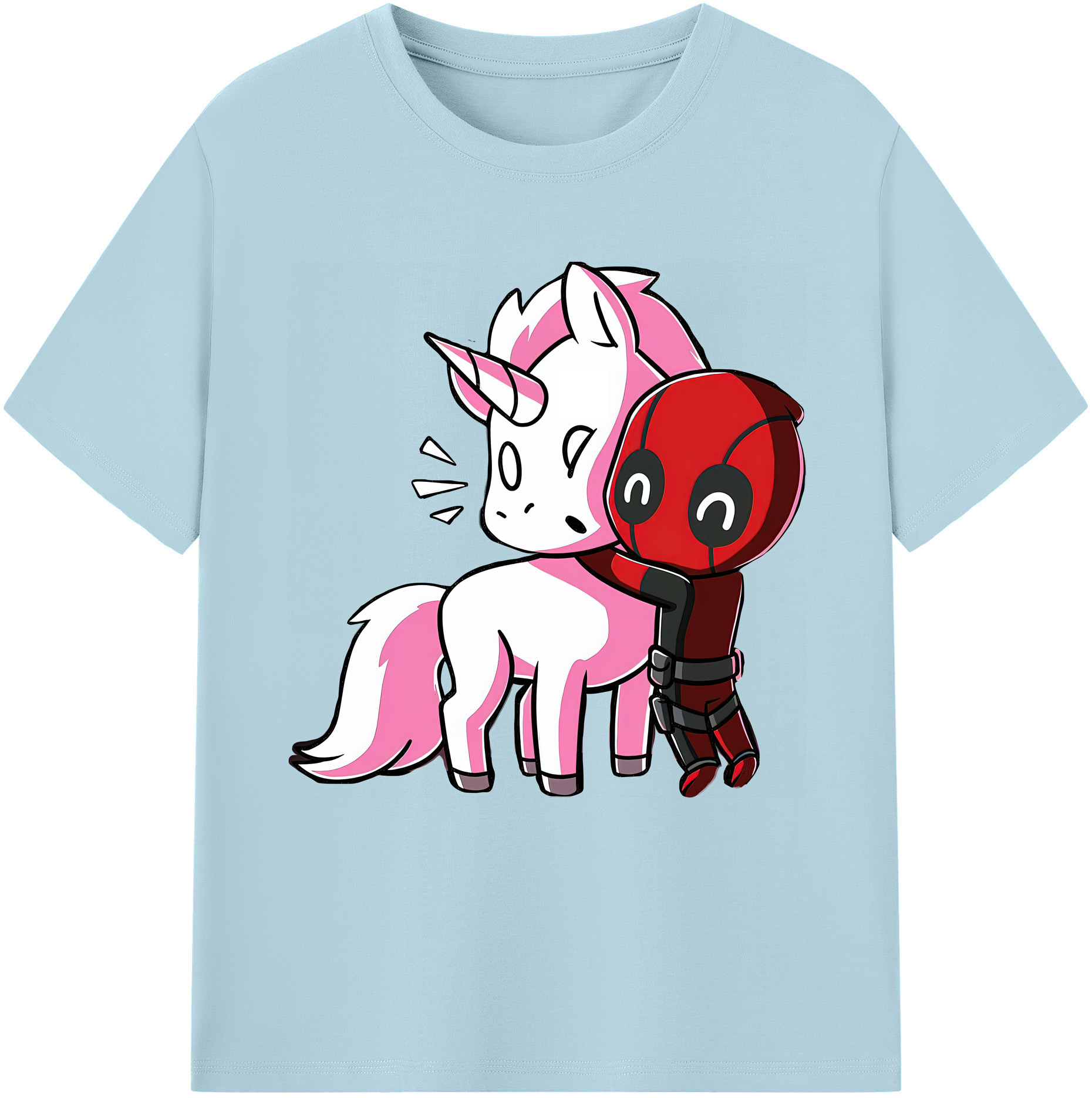 （画像用） Deadpool デッドプール 綿100％半袖Tシャツ（フロントプリント）